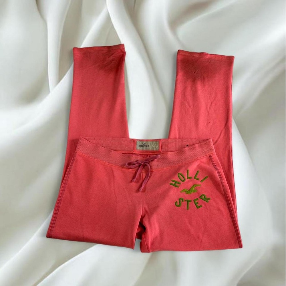 Hollister coral flare sweatpants y2k vintage mcbling grunge skater fairy boho